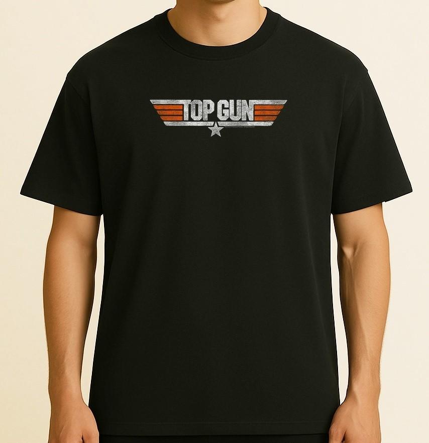 Top Gun Distressed Logo  Size S-4XL Unisex T-Shirt S