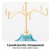 Jewelry Display Stand Goldenhued Mannequin Torso Stylish for Vanity, Women