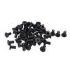 50PCS Black Rubber Rubber Well Nut Fasteners Fairing Mounting Nuts  Bolt Hole Sealing