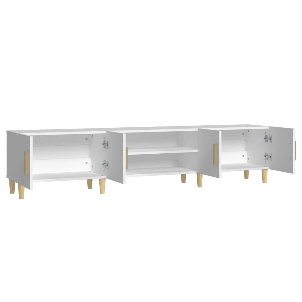 Vidaxl TV Cabinet, White, 180X31.5X40 Cm, Wood-Based Material