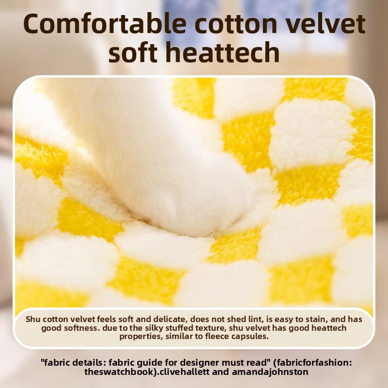 Warm Thickened Autumn and Winter Cat Nest Plush Round Nest Elf Coal Ball Plush Dog Nest Deep Sleep Pet Nest