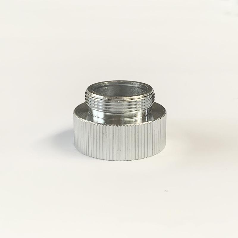 1pc Copper Chrome Adapter Male 22mm To 3/4' American Standard Fitting Water Pipe Fitting Aerator Faucet Adapter