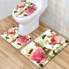 Bathroom Floor Mat Bathroom Mat Toilet Three-Piece Set