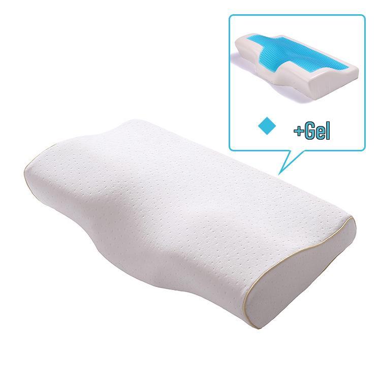 Gel Memory Foam Butterfly Pillow - Slow Rebound, Cool Touch Summer Sleeping Cushion