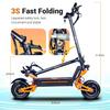 AB X5 6000W 60V 38AH Çift Motorlu Elektrikli Scooter Maksimum Hız 90 km/s Hidrolik fren LCD Ekran Maksimum Menzil 90km Escooter