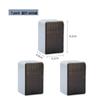 Wall-Mounted Flip-Top Toothpick Holder - Creative Plastic Design for Home and Restaurant