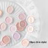 18Pcs/Bag Vintage Sticker Wax Stamp Seal Sticker For Diy Decorative Sticker