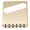 Wilkinson WOT02 Vintage Telecaster Bridge with String Brass Saddles for TL Electric Gold 10.8mm Pitch, 6-Way Guitars,