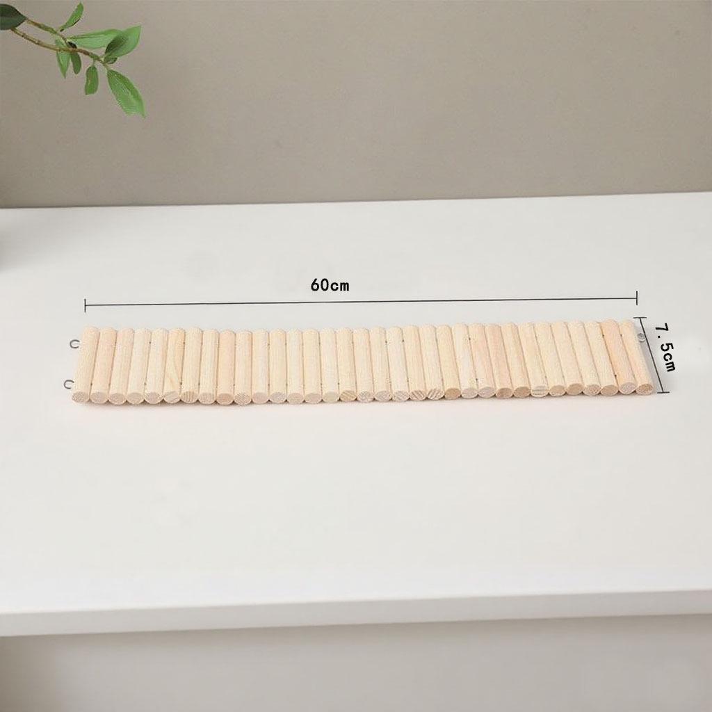 Solid Wood Hamster Arch Climbing Ladder Toy and Hideout