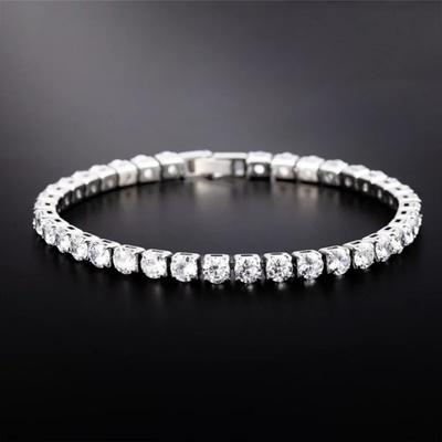 Tennis Bracelet Iced Out Chain Bracelets For Women Men Silver Color Men Bracelet Chain Homme Jewelry