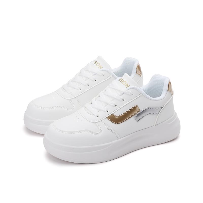 36-42 Women Sneakers Women's PU Leather Sneakers Sports Shoes Flats