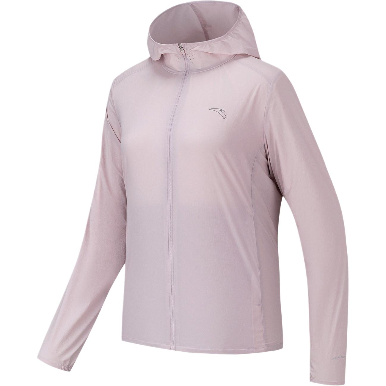 

Anta Running Series Solid Color Hooded Zipper Versatile Casual Windbreaker Women outerwear 162625605-1 M