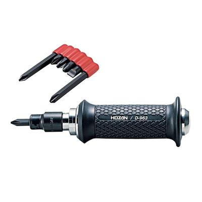 Impact Driver with 6 Bits Ideal for Removing Tight and Rusty Screws Model (Shock Driver) - - D-963
