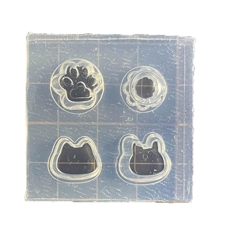 

Cute Mini Cat Rabbit Octopus Cat Claw Silicone Mold for DIY Miniature Food Miniature Food Crafting Silicone Mold S