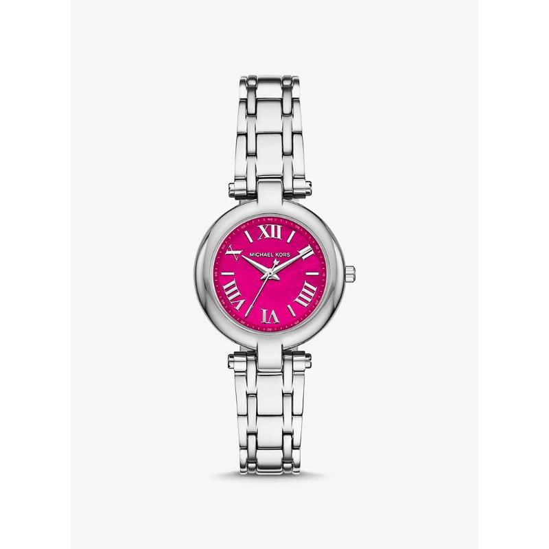 

Мини-часы Michael Kors Laney серебристого цвета MKO1127 розовый