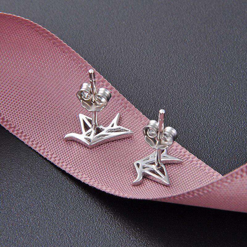 Tancise cercei noi pentru femei argintiu modă simplă formă geometrică cercei stud bijuterii cadou de nuntă