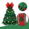 Tree Christmas Xmas Wreath Farmhouse Ornament Home Front Door Wall Hanging Decor