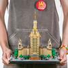 Wange Rosja Moskiewski Uniwersytet Państwowy-Moskwa Budynek MOC Zabawka Edukacyjny Zestaw Klocków Prezent dla Dzieci Nr 4227