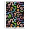 Serpent Day Throw Blanket Large Comforter Bed Covers Hair Blankets