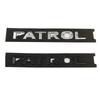 Car 3D ABS Rear Trunk Letters Words Logo Badge Emblem Decals Sticker For Nissan Patrol Y60 Y61 Y62 Y63 Y64 Styling Accessories