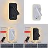 Nordic Style Pvc Wall Light With Led Reading Lamp For Indoor Bedroom And Hotel Room