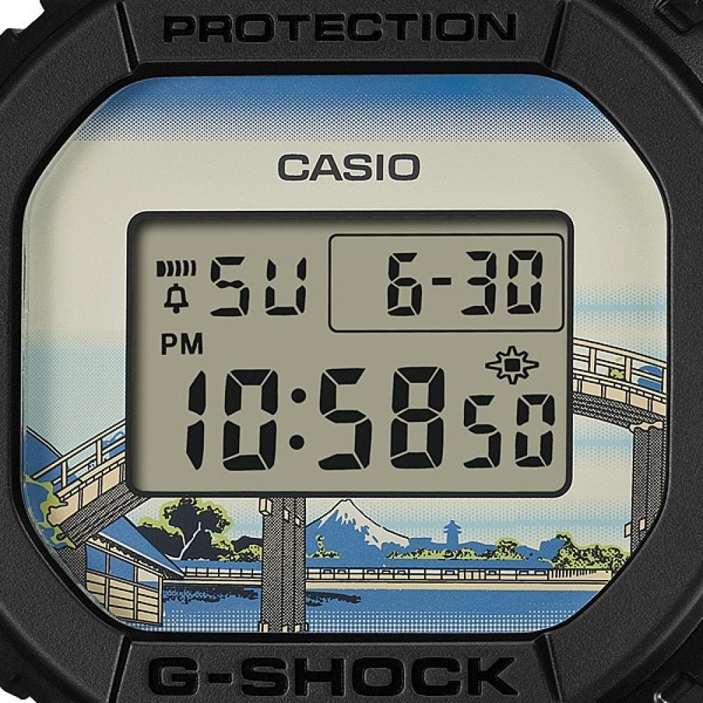 Casio G Shock  G Shock  Katsushika Hokusai  fukaGawa Mannen Hashita  desiGn Dw 5600khfm25 1jr