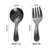 Ru Han 304 Stainless Steel Short Handle Round Head Spoon