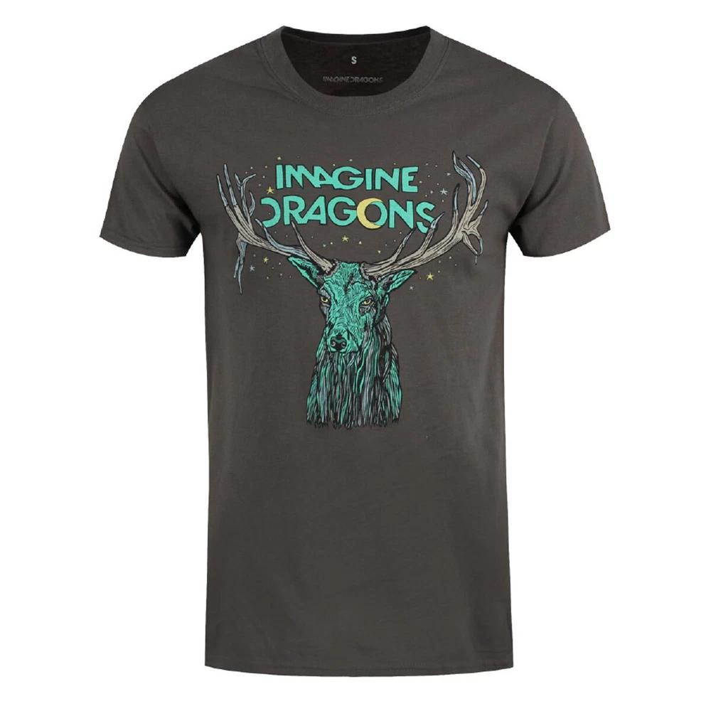 Imagine Dragons TShirt Elk Band Official Grey New S
