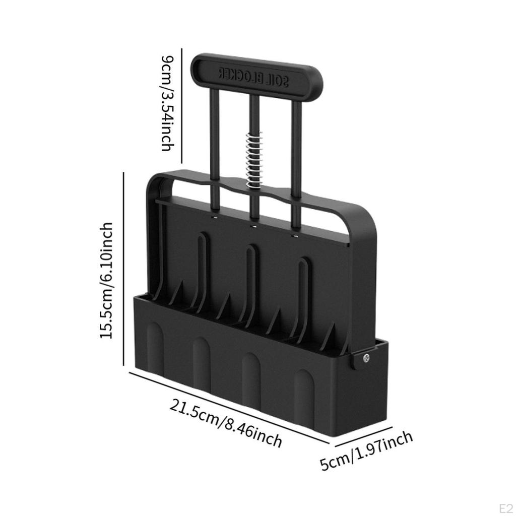 Soil Blocker Garden Blocking Tool Portable Cuttings with Label Manual for Outdoor,
