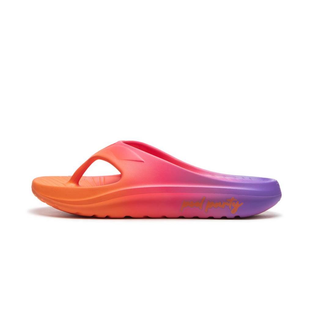 Li Ning League Of Legends X  Versatile Casual Anti-Slip Flip Flops Unisex Footwear Orange Purple AGAU029-3