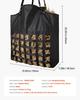 Hay Bag for Horses, 55 X 18.5 X 64 Cm, 46 X 46 Mm Holes, Premium Nylon Construction with PVC Waterproof Coating, Adjustable Hanging Straps and Metal