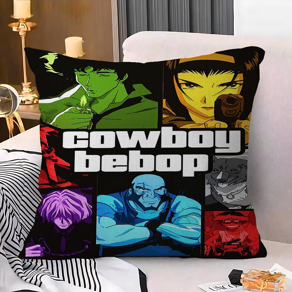 Povlaky na polštáře Cowboy Bebop Domácí ložní prádlo Dekorativní povlak na polštář Svatba Super měkký povlak na polštář