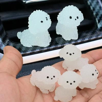 Car  Fluorescence Cute Puppy Centre ConsoleCar Ornaments Night Glowing Luminous Dog Home Car Modification Accessories New