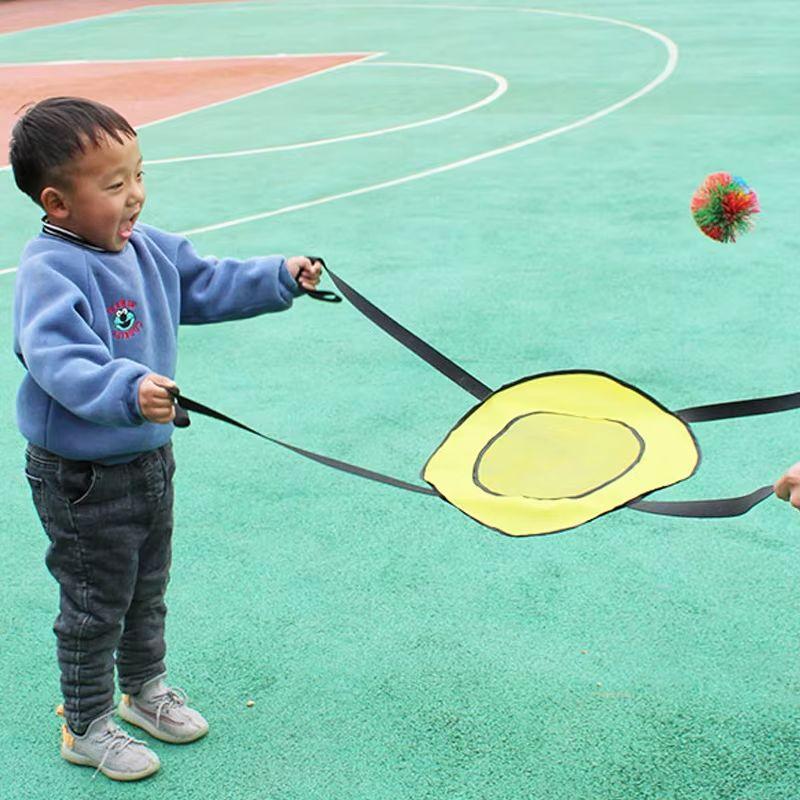 Children Outdoor Two-Player Toss Catch Ball Toy - Parent-child Interactive Fun Sports Sensory Play Children's Game Props