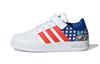 Adidas Neo Breaknet Low top Skateboard Shoes White Red Children Aged 3 7 Years Old GZ7650