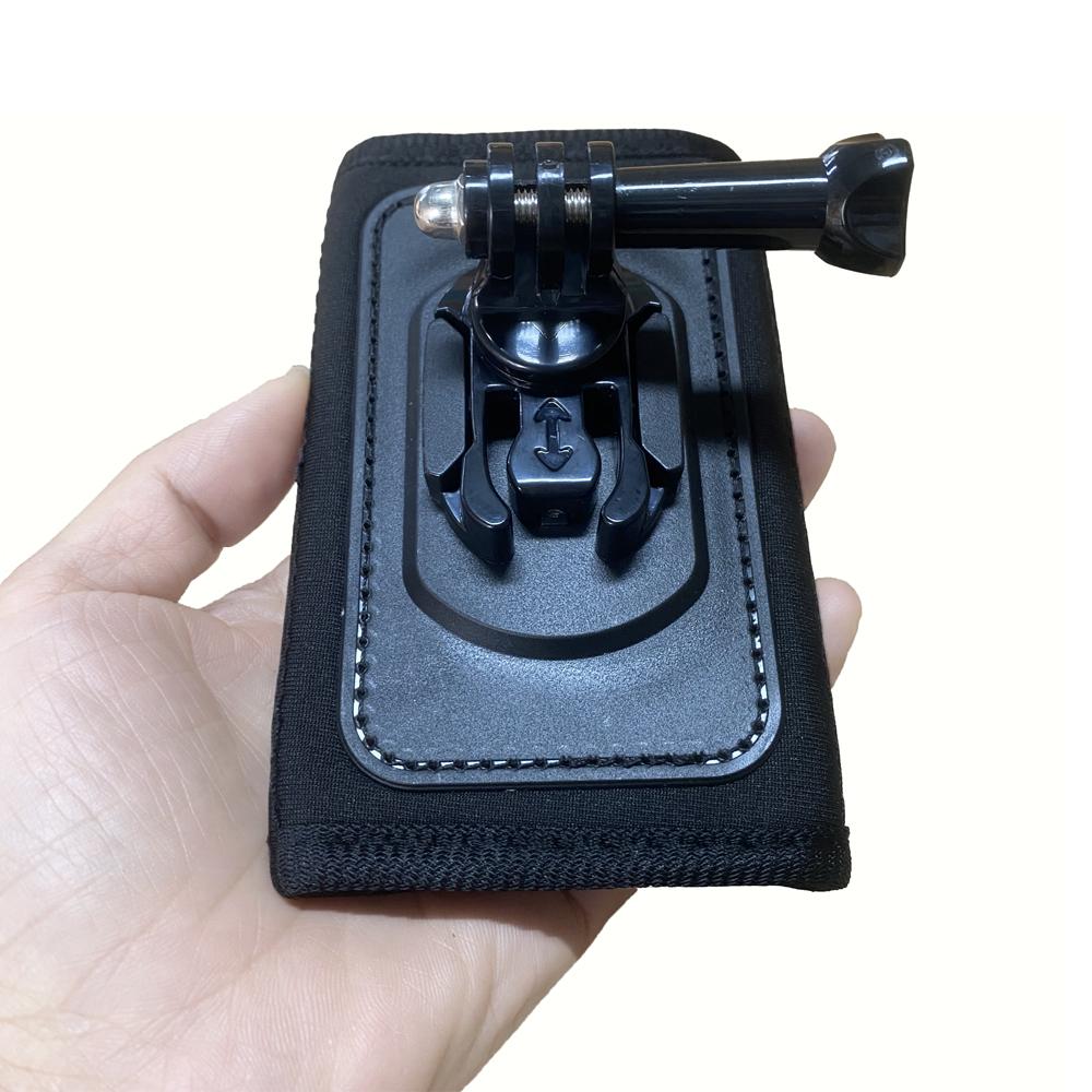 360° Rotation Backpack Strap Mount for phone GoPro Hero 12 11 10 9 8 7 6 Insta360 X3 SJCAM EKEN DJI Osmo Action Cam Accessories
