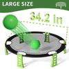 New Fitness Equipment Net Beach Ball Game Set PVC Green Volleyball Set 2 Balls Beach Volleyball Outdoor Sports for Kids