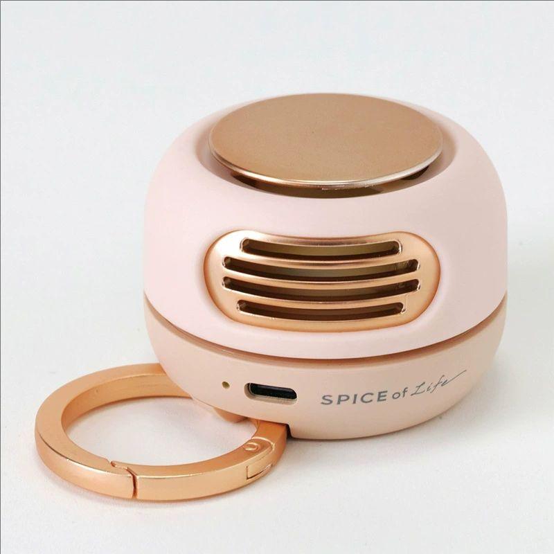 Ayi Quasi Mini Leafless Handheld Fan - Portable, Silent, Strong Wind, USB Rechargeable 64mm x 46mm