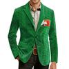 Herren Druck Kord Warm Taschen Anzugjacke Cardigan Herren Freizeitanzug