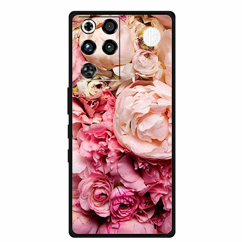 For ZTE Nubia RedMagic 11 Pro 5G Case Black TPU Cool Animal Silicone Back Cover For RedMagic 11 Pro Cases 11Pro Coque Funda Para