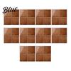 Retro Style Adhesive Wall Panels Square Checkered Tiles Stickers Self PET Panels Kitchen Backsplash Peel And Stick Easy Waterproof Oil-proof Decals
