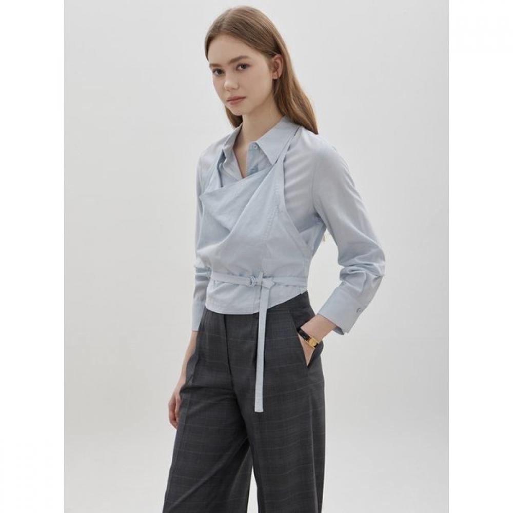 Cc Collect Layered Shirt Blouse C262msc032