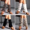 2 Stück weiche, gestrickte Beinstulpen, Körperstulpen, Yogasocken, Tanzleggings, Sport-Beinwärmer, Damen-Sportsocken 2025