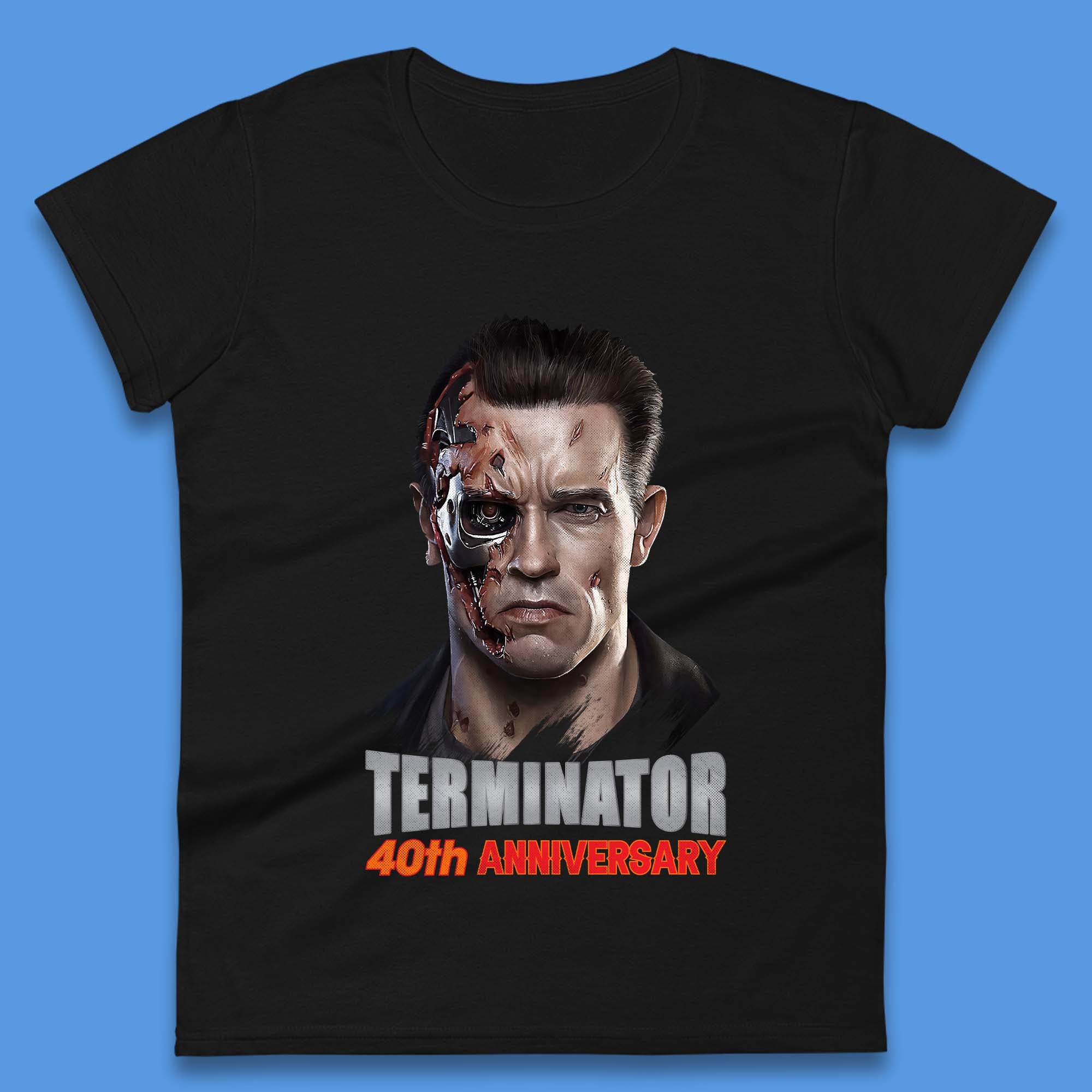 Terminator 40th Anniversary Womens T-Shirt Mens Tops Tees Unisex S