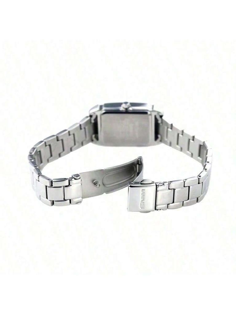 Casio - Stainless Steel Strap Black Dial Women's Quartz Watch SHN-4016D-1ADS