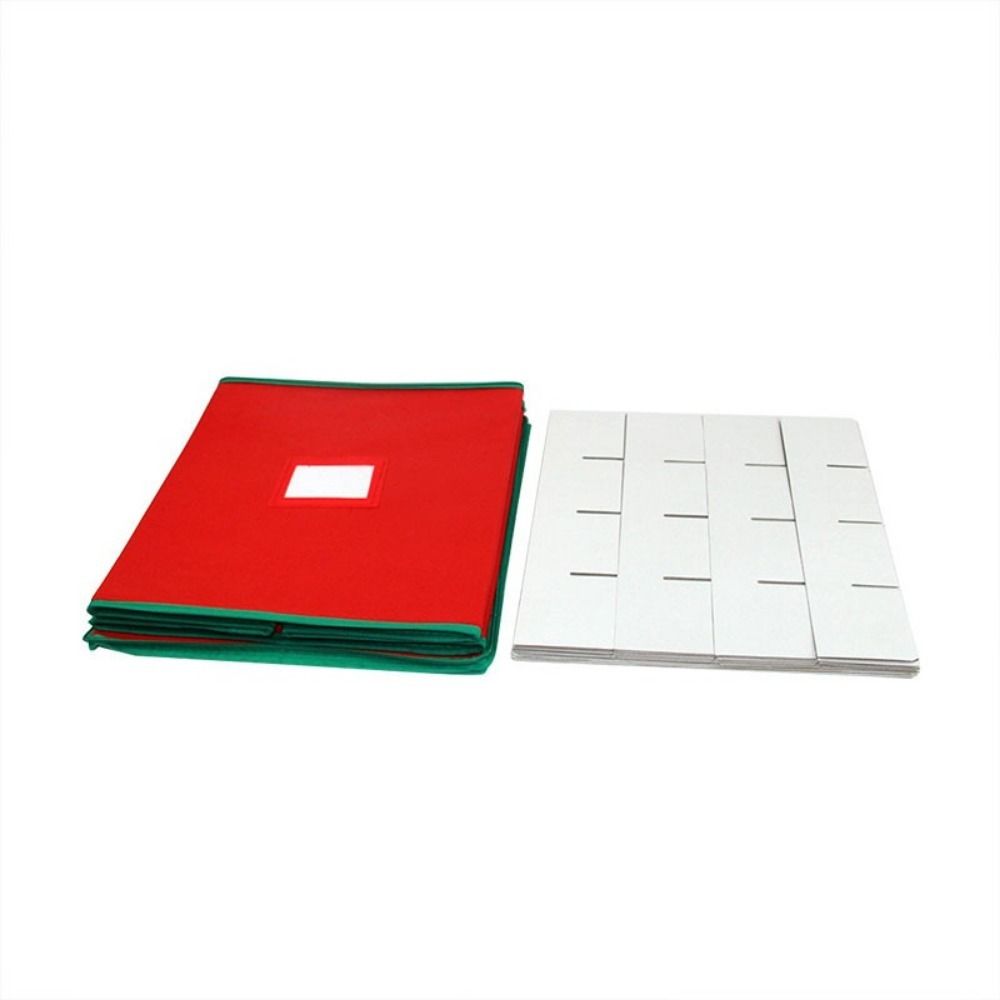 64 Grids Christmas Ball Storage Box Large Capacity Zipper Closure Ornament Storage Box with Dividers Folding