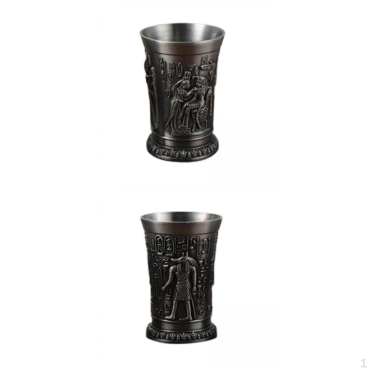 

2 шт. Стеклянная новинка Античная Персонализированная Тисненая Посуда для напитков Вечеринка