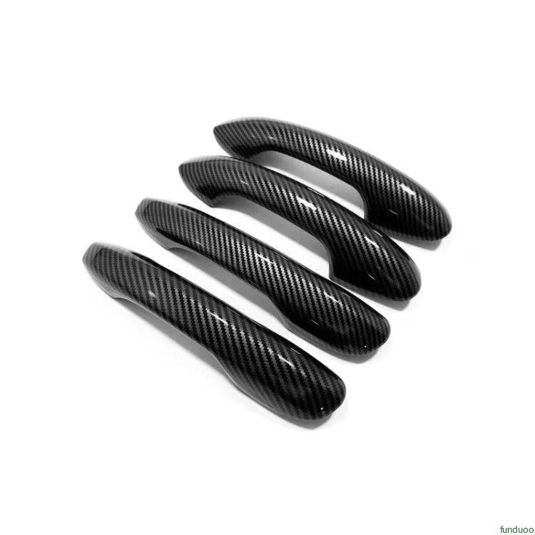 Abs Carbon Fiber Car Door Handle Trim Cover for Mercedes Benz GLC X254 C Class W206 S206 2024 2025 2026 Auto Accessories