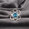 Swiss Blue Topaz Gemstone Ring, Handmade Gorgeous Jewelry, 925 Solid Sterling Silver Jewelry, Bohemian Ring For Wedding Gift