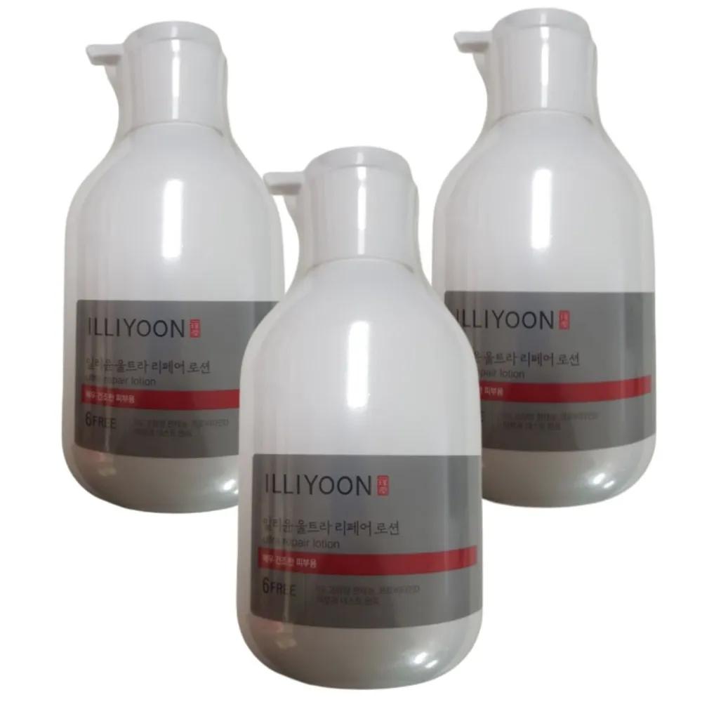 ILLIYOON Ultra Repair Body Lotion 528ml x 3 Large Size High Moisturizing Lotion